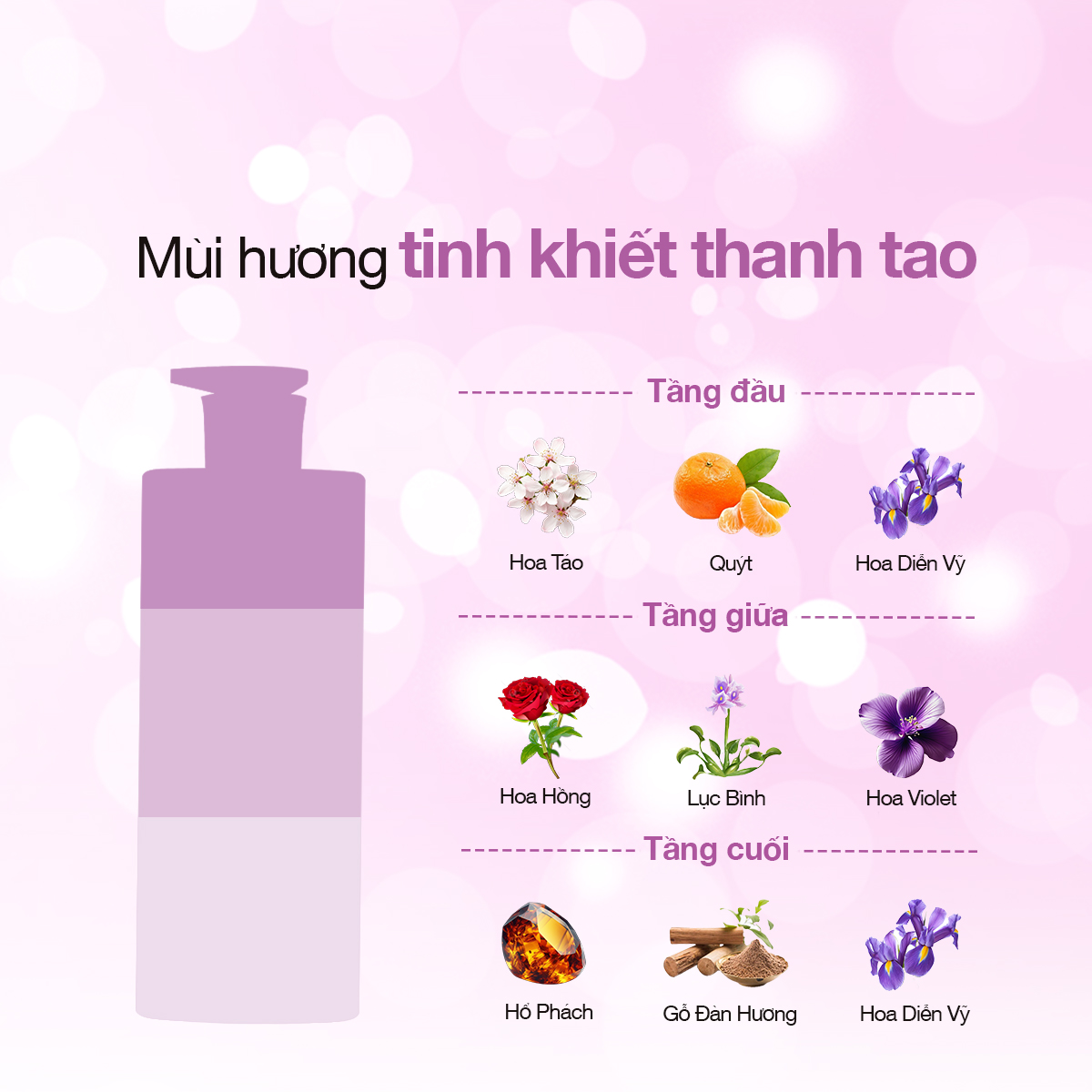 CẶP DẦU GỘI DẦU XẢ NƯỚC HOA HÀN QUỐC KERASYS PERFUME ELEGANCE AMBER - Ảnh 3