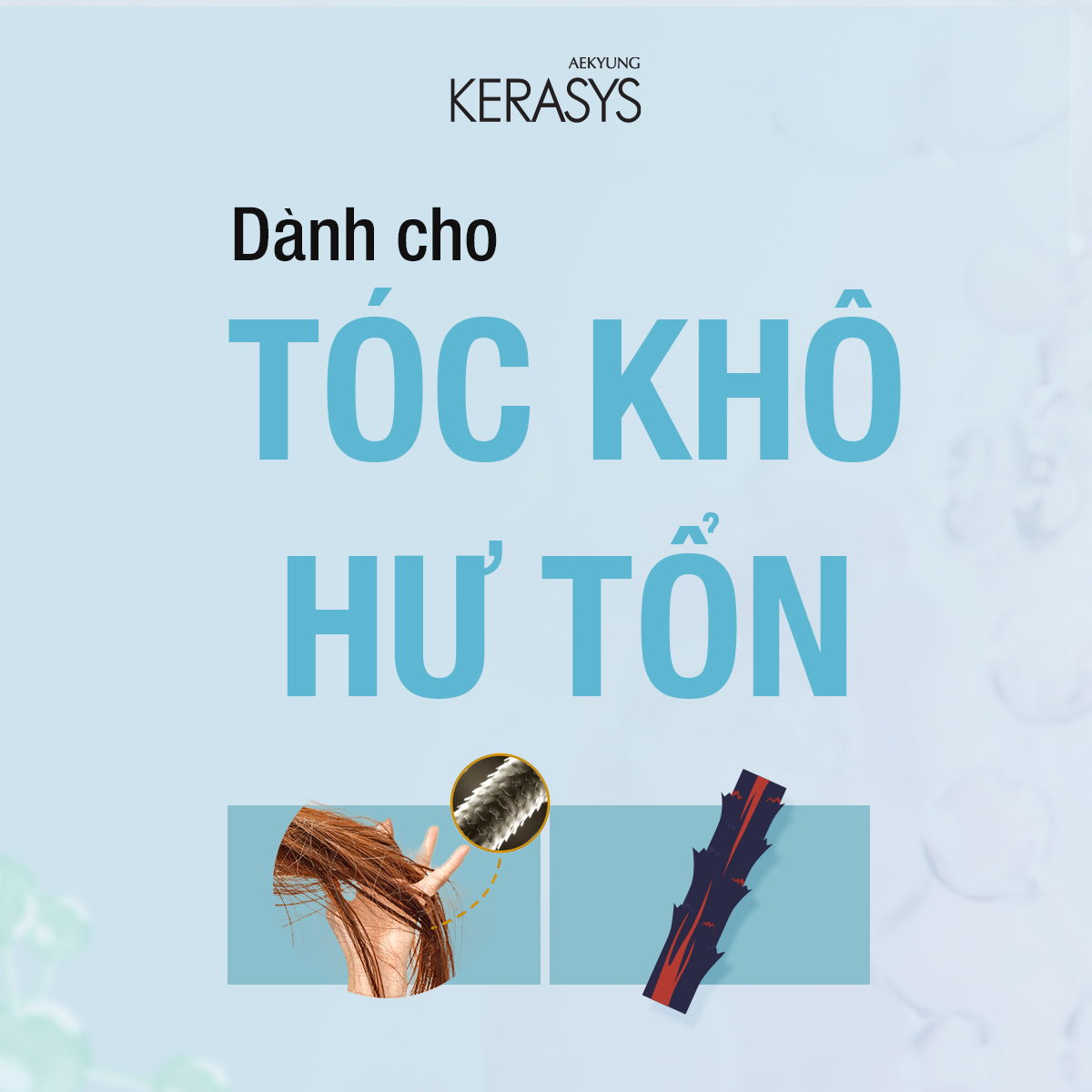 CẶP DẦU GỘI DẦU XẢ HÀN QUỐC KERASYS KERATIN BOND SILKY MOISTURE - Ảnh 3