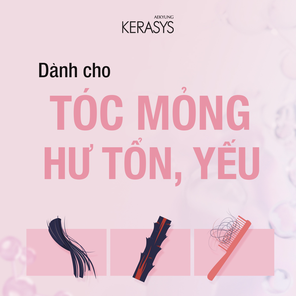CẶP DẦU GỘI DẦU XẢ HÀN QUỐC KERASYS KERATIN BOND VOLUME - Ảnh 3